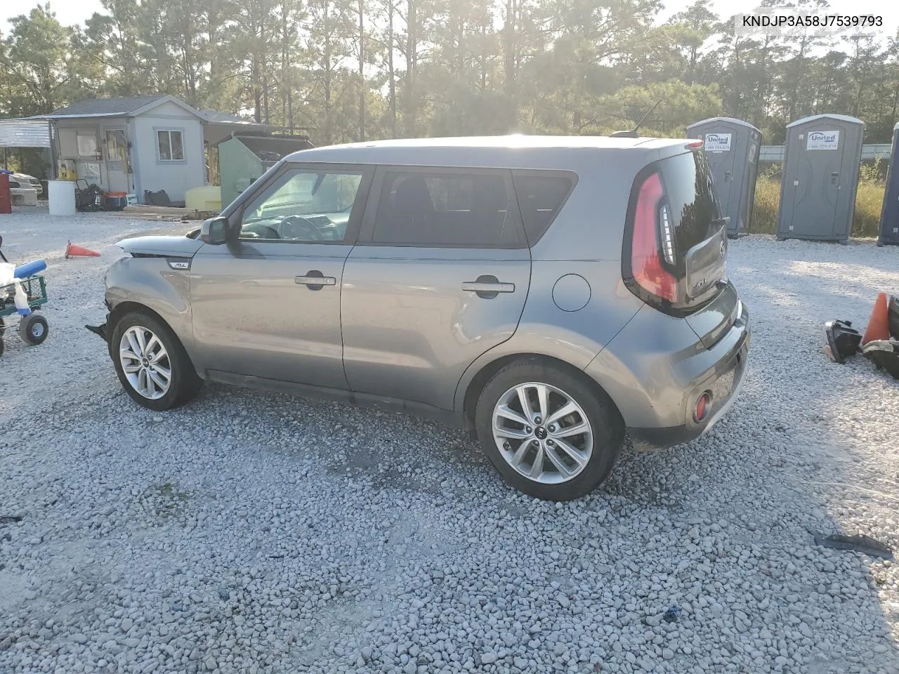 2018 Kia Soul + VIN: KNDJP3A58J7539793 Lot: 74616744