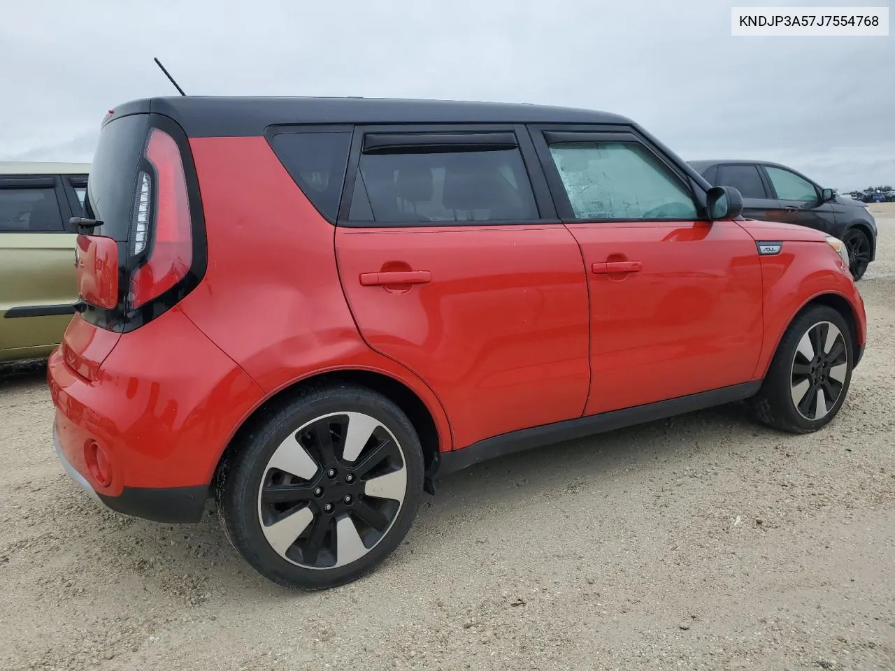 2018 Kia Soul + VIN: KNDJP3A57J7554768 Lot: 74623744