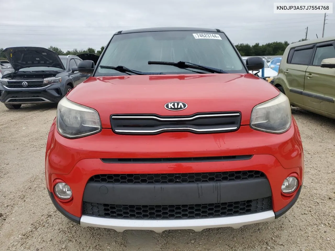 2018 Kia Soul + VIN: KNDJP3A57J7554768 Lot: 74623744