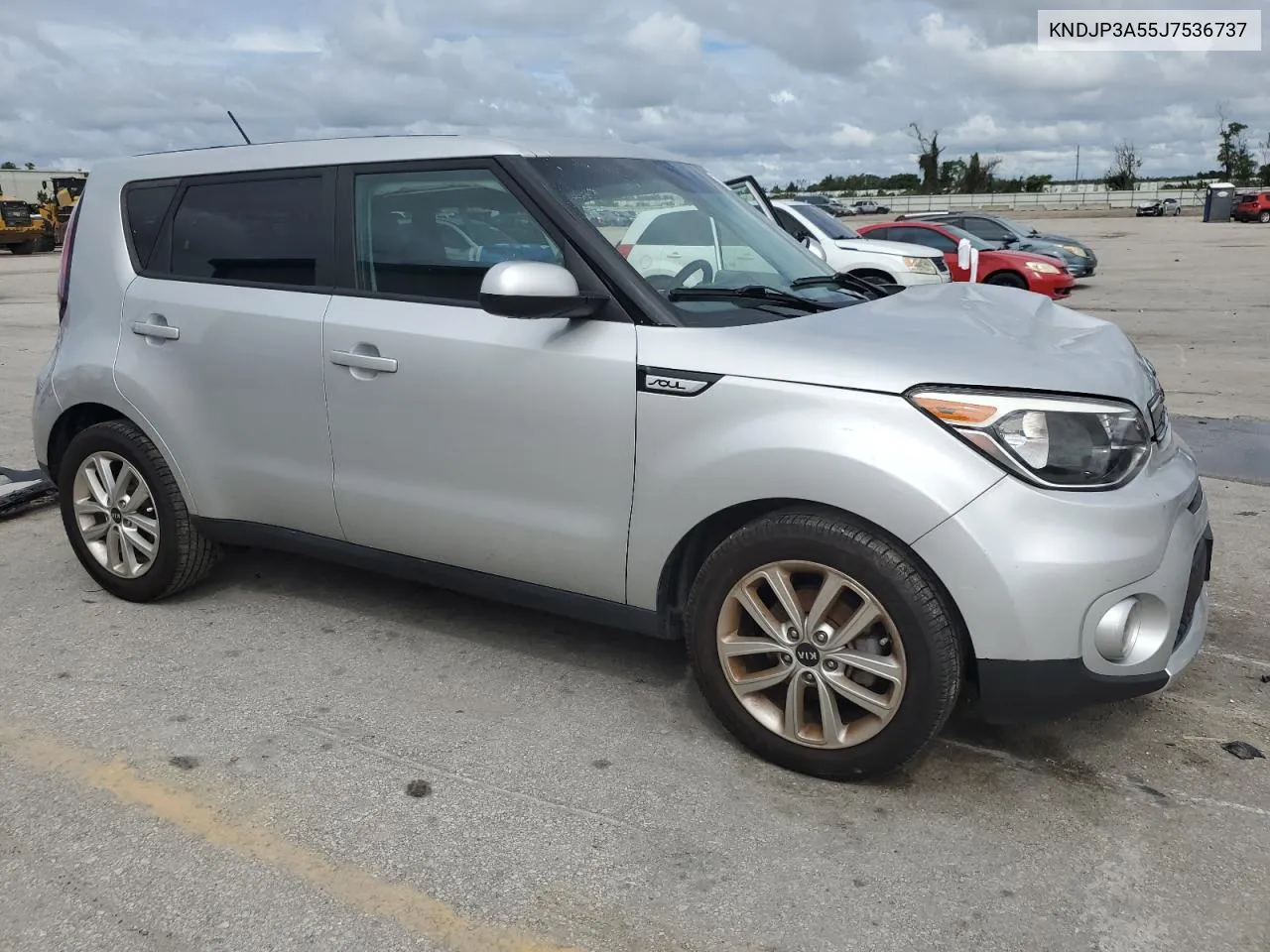 2018 Kia Soul + VIN: KNDJP3A55J7536737 Lot: 74909114