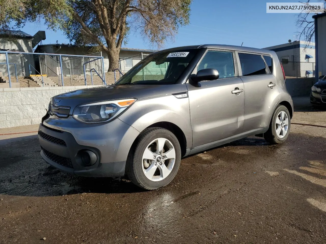 2018 Kia Soul VIN: KNDJN2A27J7592829 Lot: 74932304