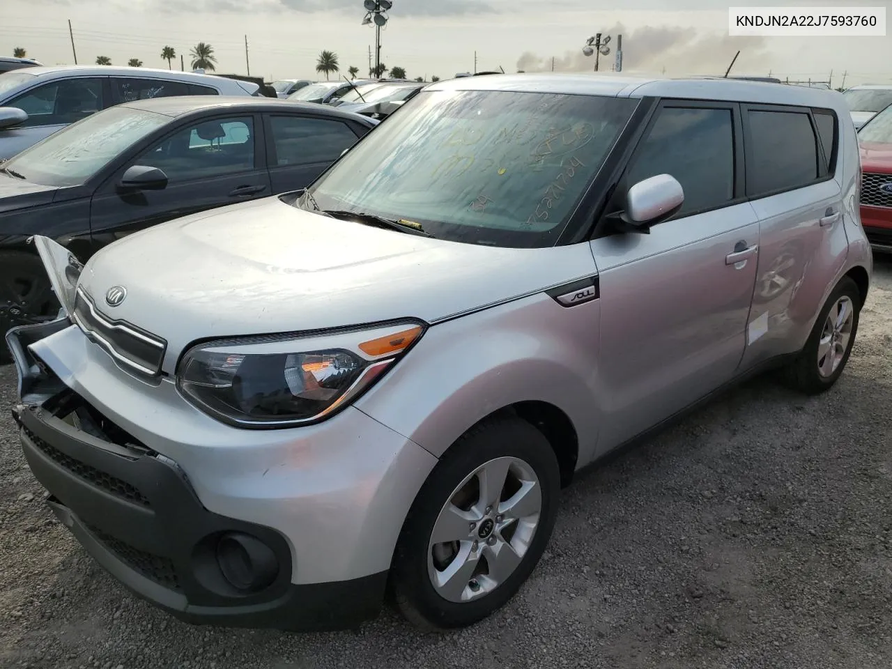 2018 Kia Soul VIN: KNDJN2A22J7593760 Lot: 75271704