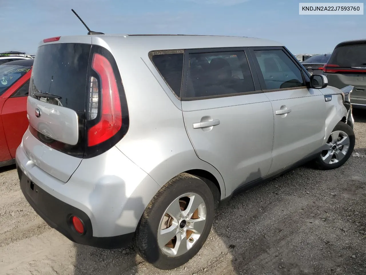 2018 Kia Soul VIN: KNDJN2A22J7593760 Lot: 75271704