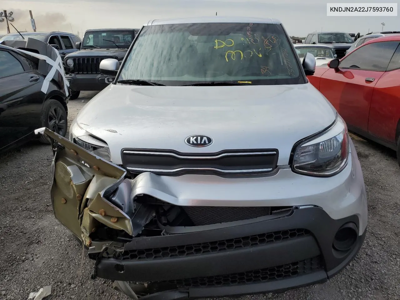 2018 Kia Soul VIN: KNDJN2A22J7593760 Lot: 75271704