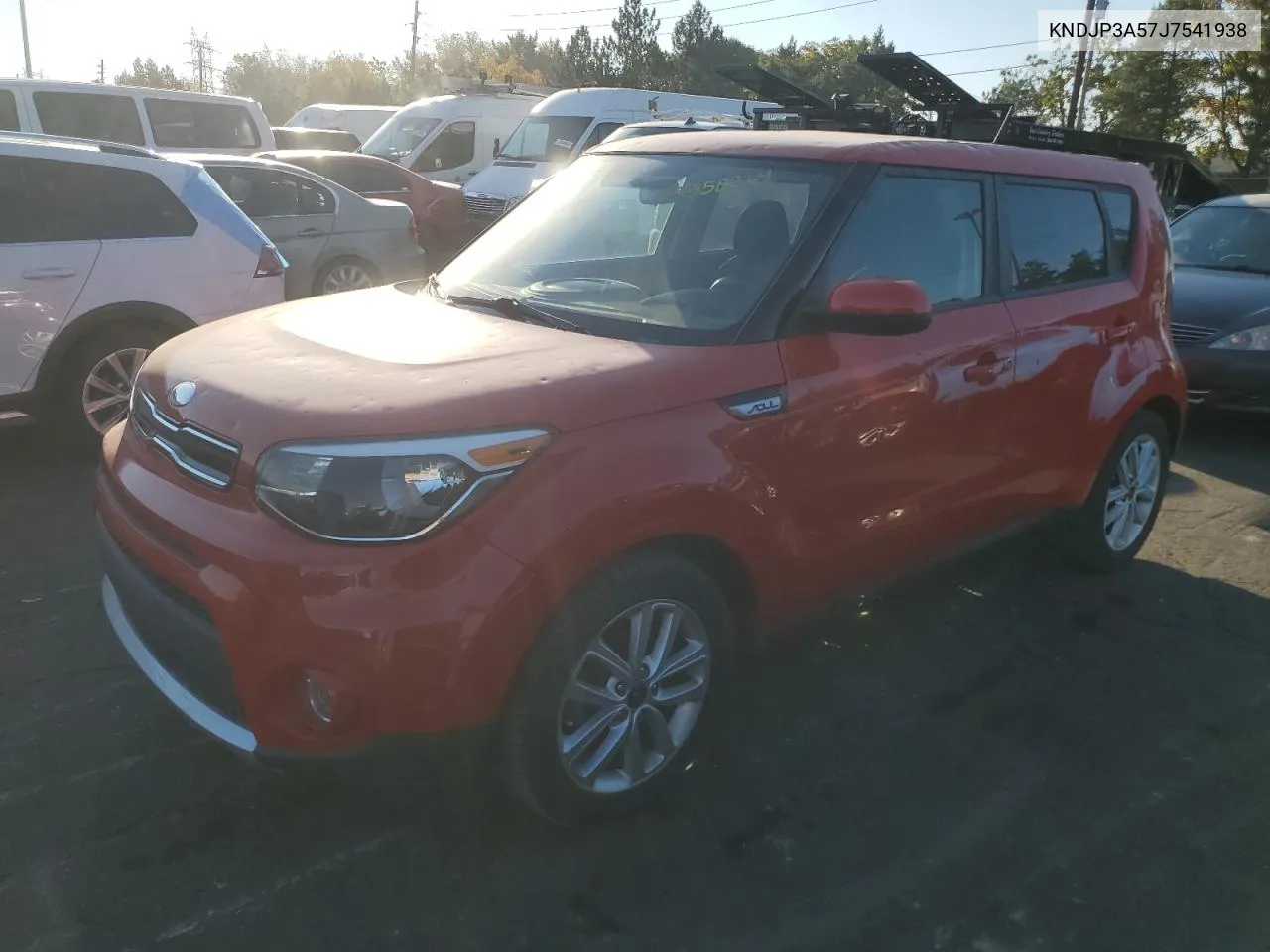 2018 Kia Soul + VIN: KNDJP3A57J7541938 Lot: 75358264