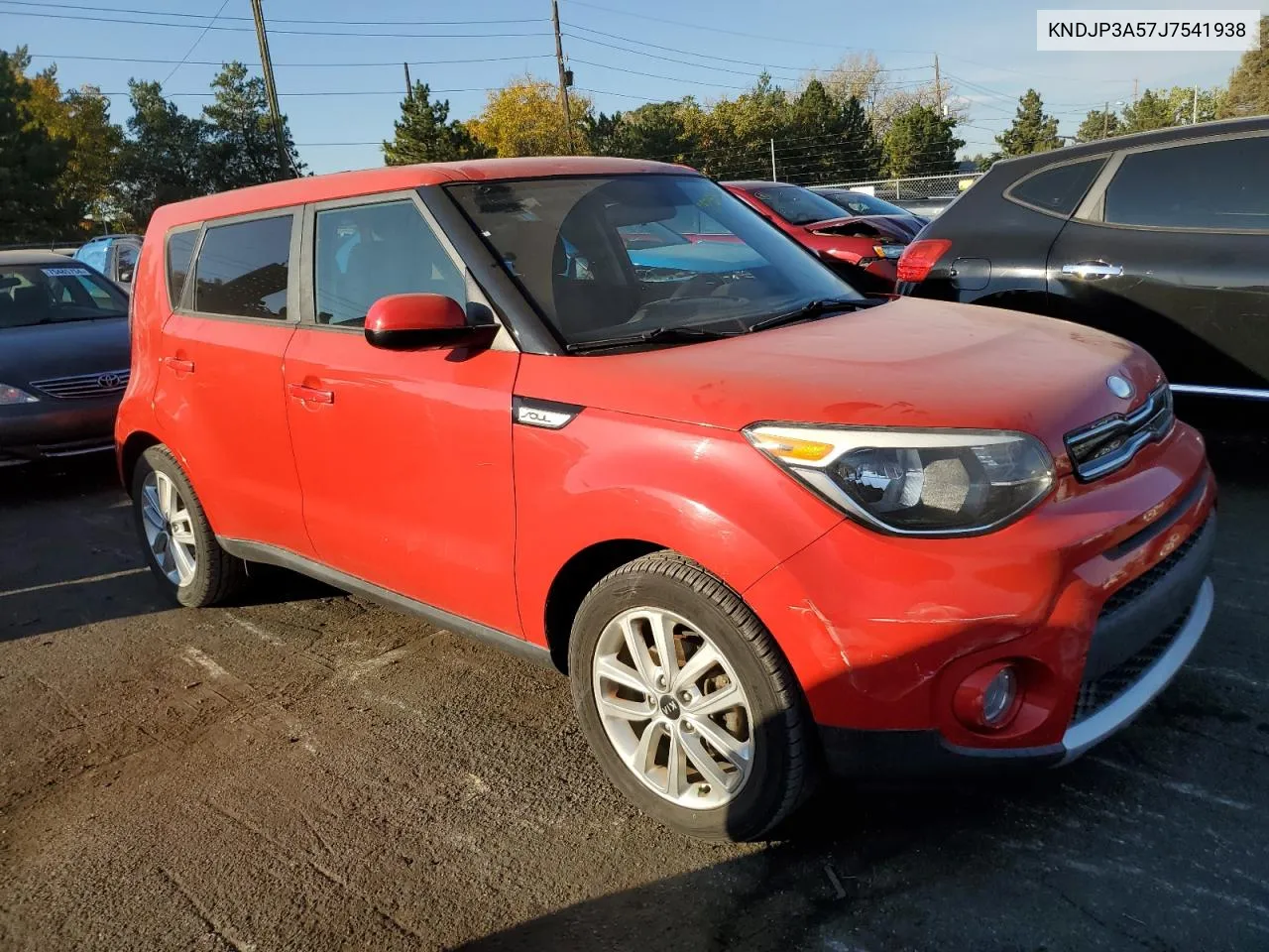 2018 Kia Soul + VIN: KNDJP3A57J7541938 Lot: 75358264