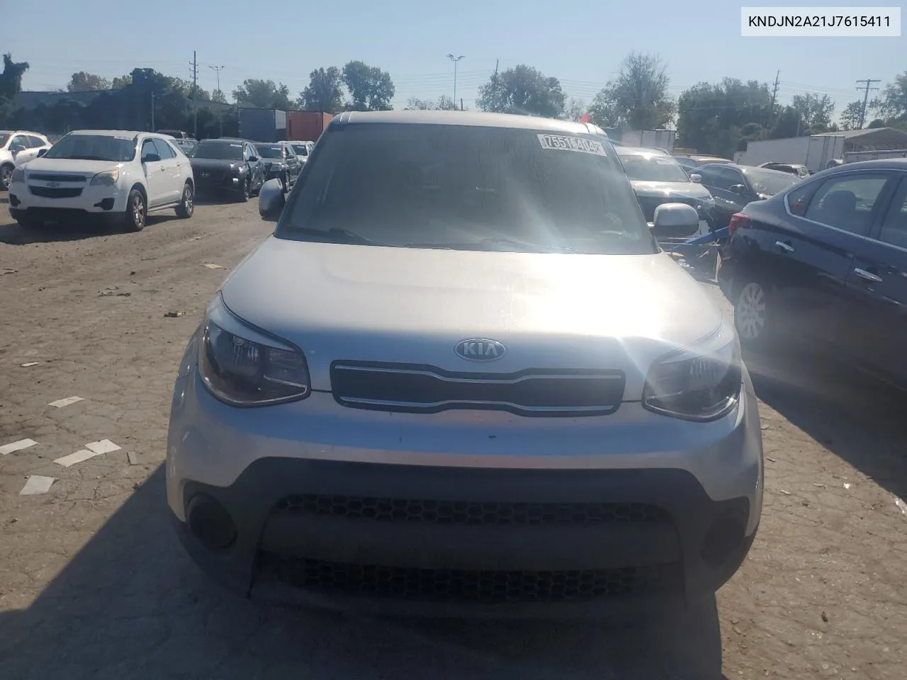 2018 Kia Soul VIN: KNDJN2A21J7615411 Lot: 75515404