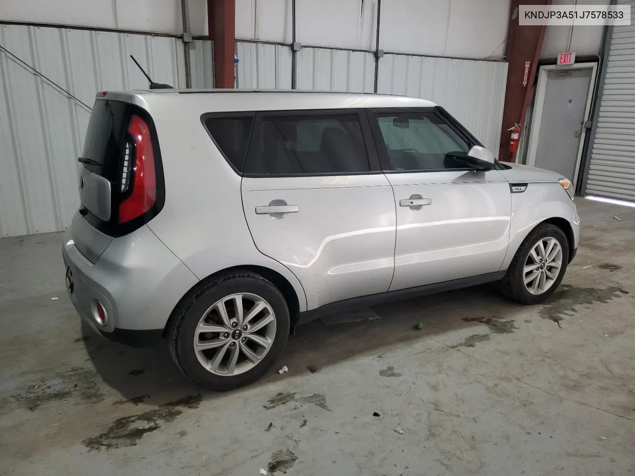 2018 Kia Soul + VIN: KNDJP3A51J7578533 Lot: 75534744