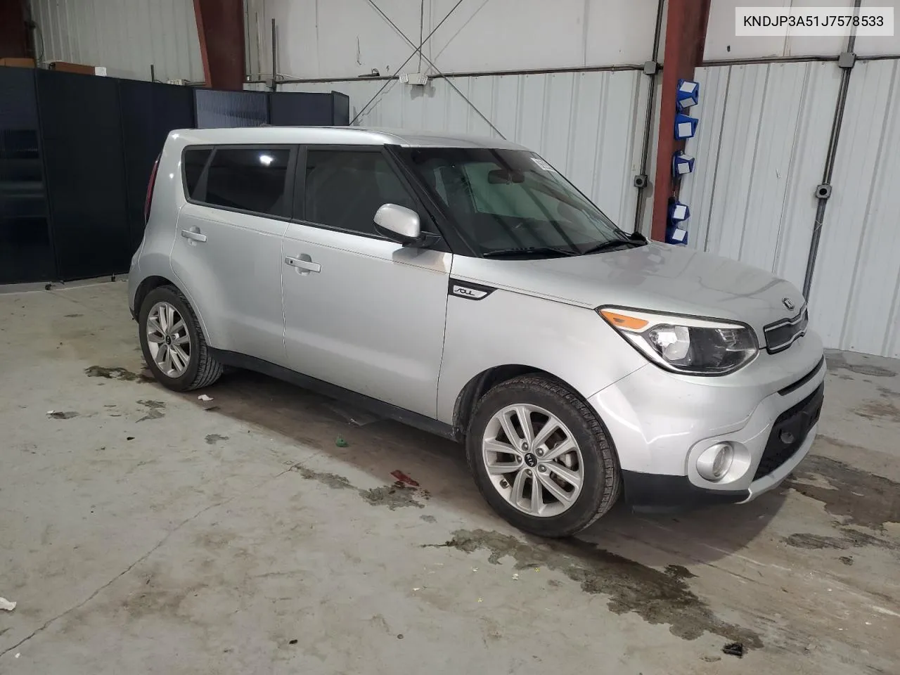 2018 Kia Soul + VIN: KNDJP3A51J7578533 Lot: 75534744