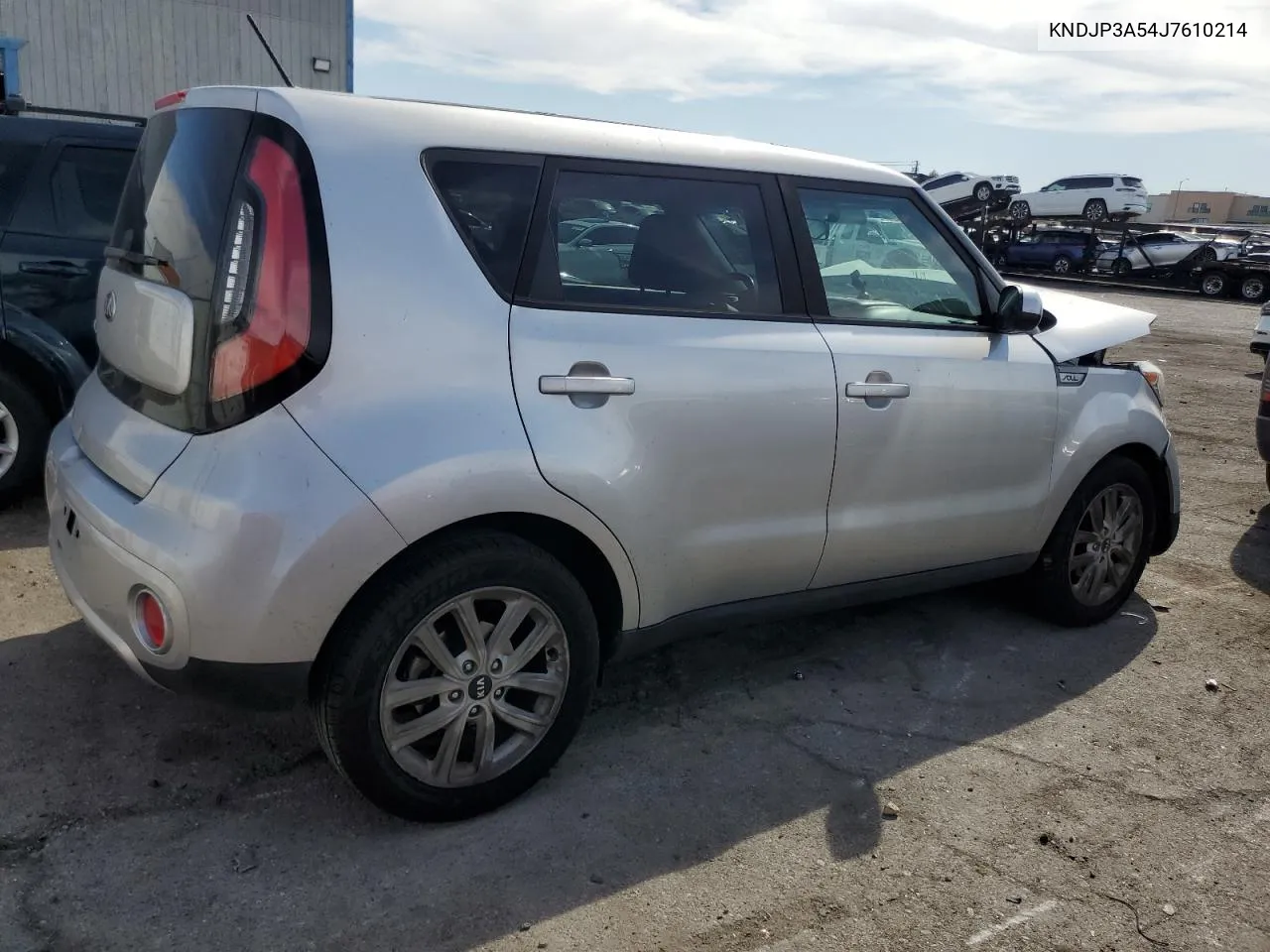 2018 Kia Soul + VIN: KNDJP3A54J7610214 Lot: 75680014