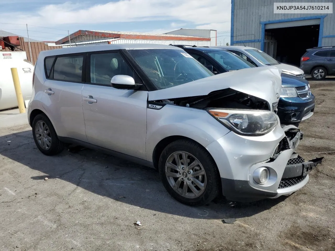 2018 Kia Soul + VIN: KNDJP3A54J7610214 Lot: 75680014