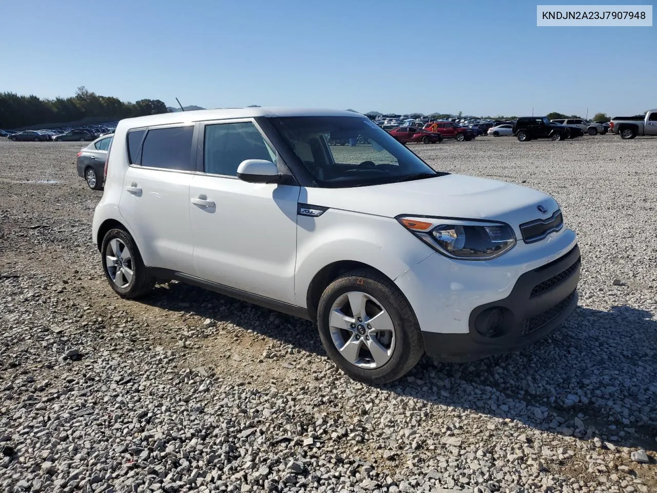 2018 Kia Soul VIN: KNDJN2A23J7907948 Lot: 75797544