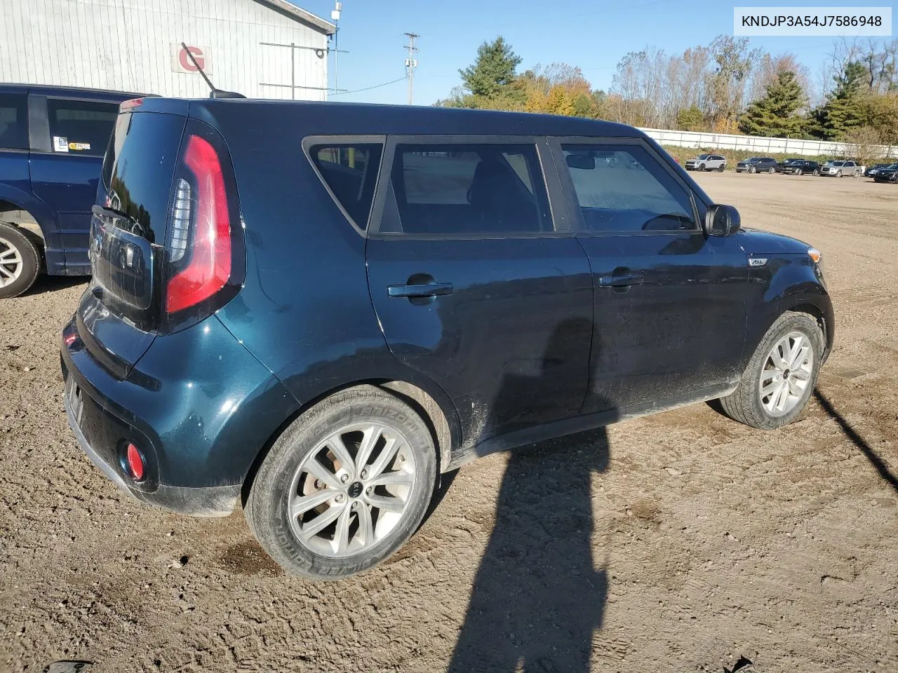 2018 Kia Soul + VIN: KNDJP3A54J7586948 Lot: 76299194