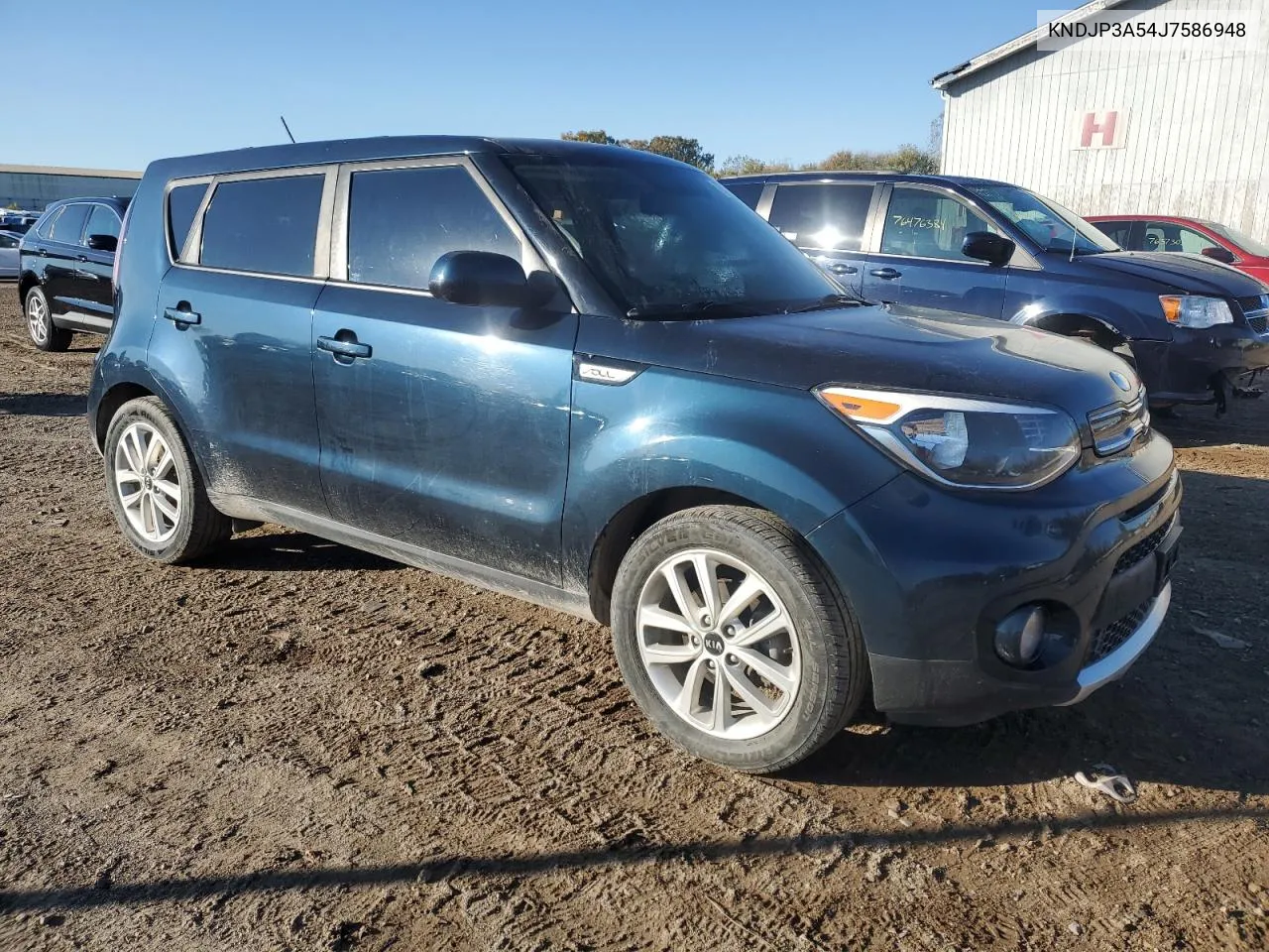 2018 Kia Soul + VIN: KNDJP3A54J7586948 Lot: 76299194