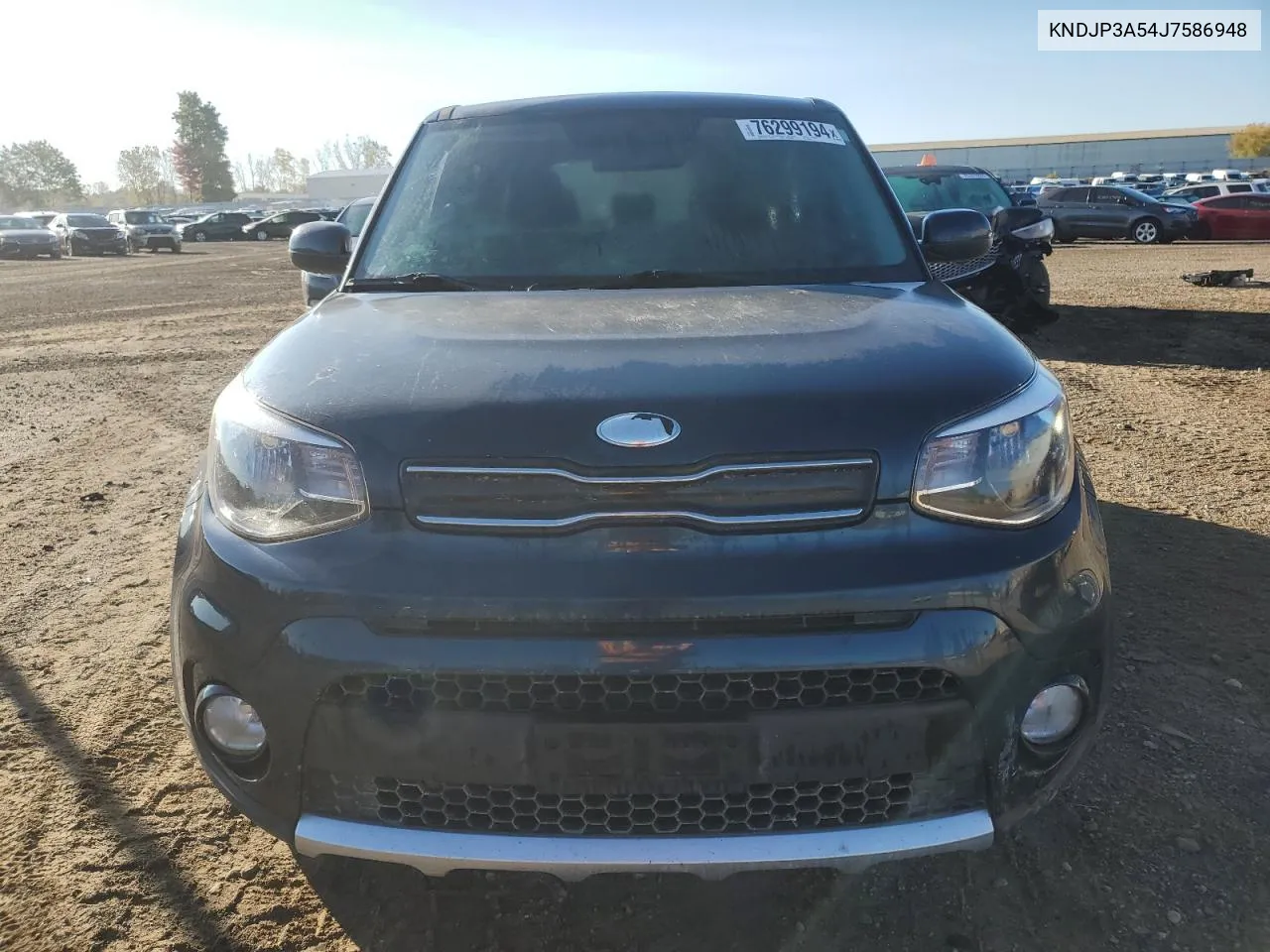 2018 Kia Soul + VIN: KNDJP3A54J7586948 Lot: 76299194