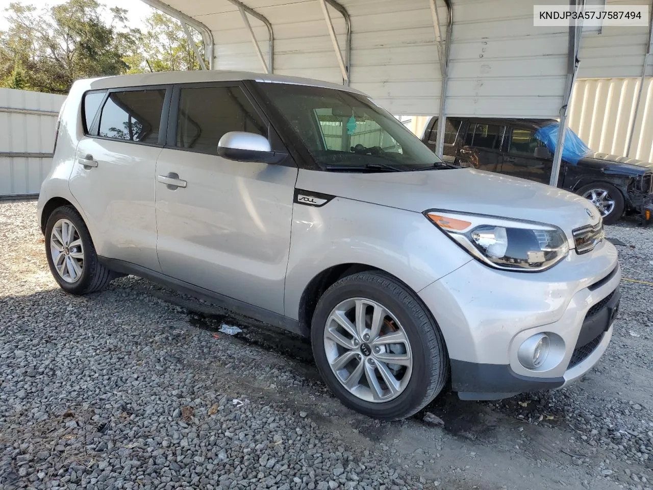 2018 Kia Soul + VIN: KNDJP3A57J7587494 Lot: 76306734