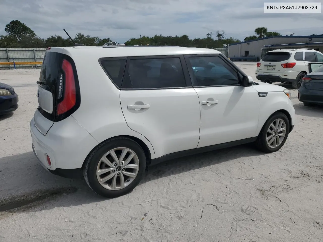 2018 Kia Soul + VIN: KNDJP3A51J7903729 Lot: 76503524