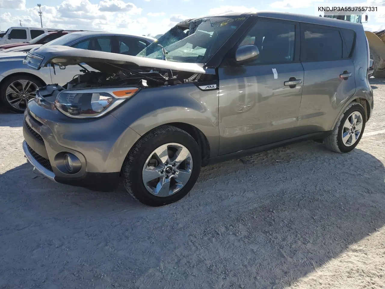 2018 Kia Soul + VIN: KNDJP3A55J7557331 Lot: 76503944