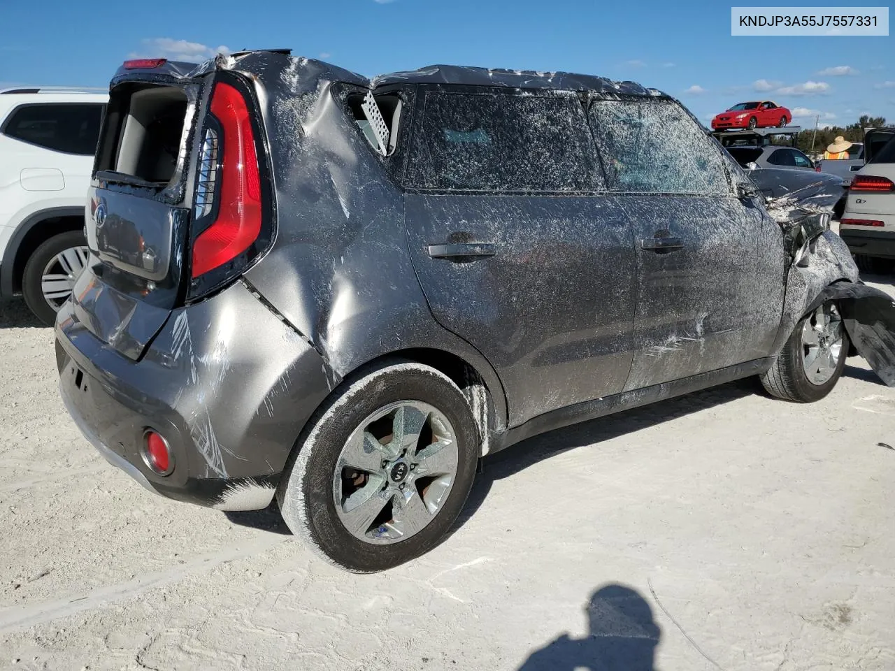 2018 Kia Soul + VIN: KNDJP3A55J7557331 Lot: 76503944