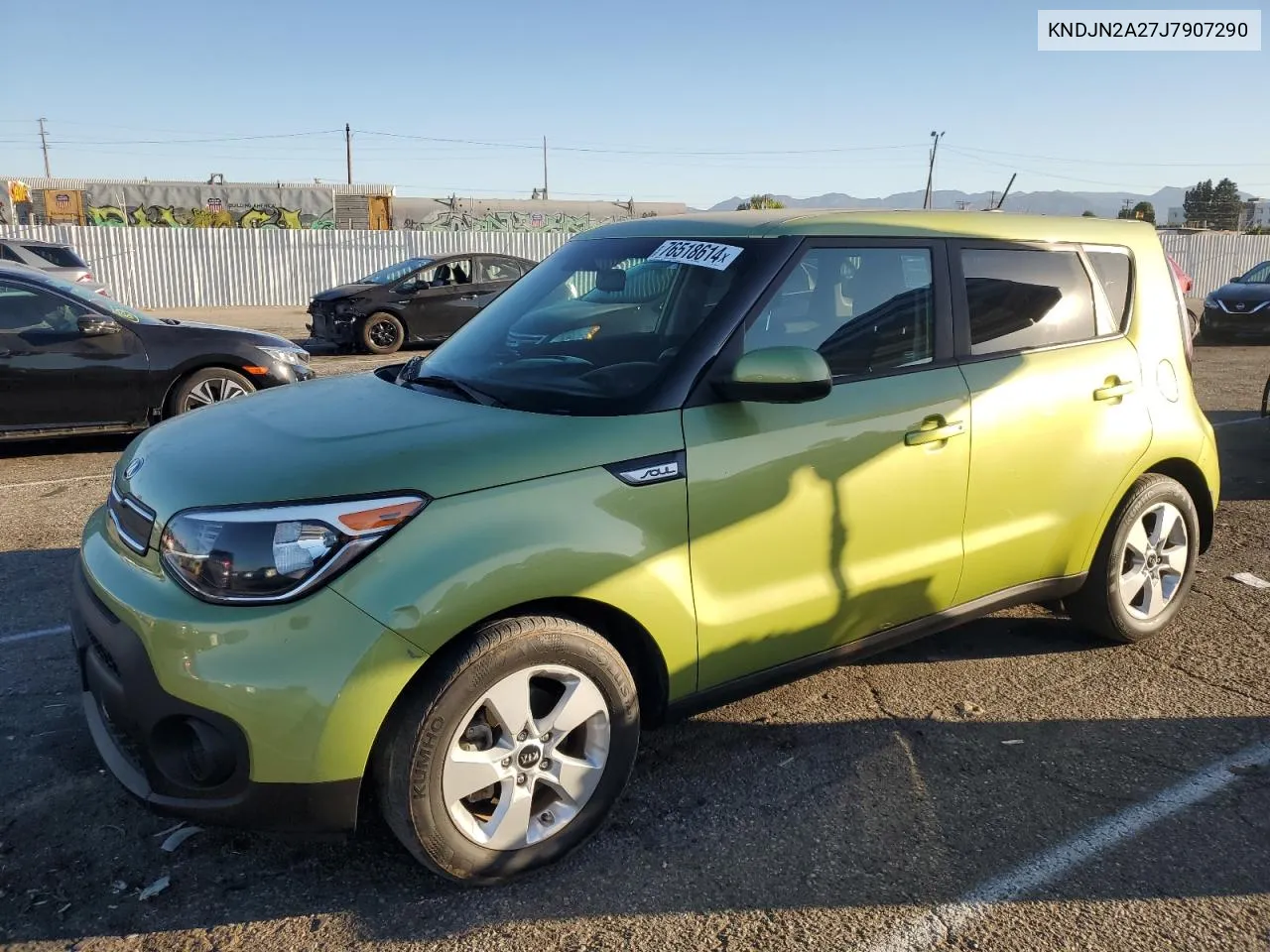 KNDJN2A27J7907290 2018 Kia Soul