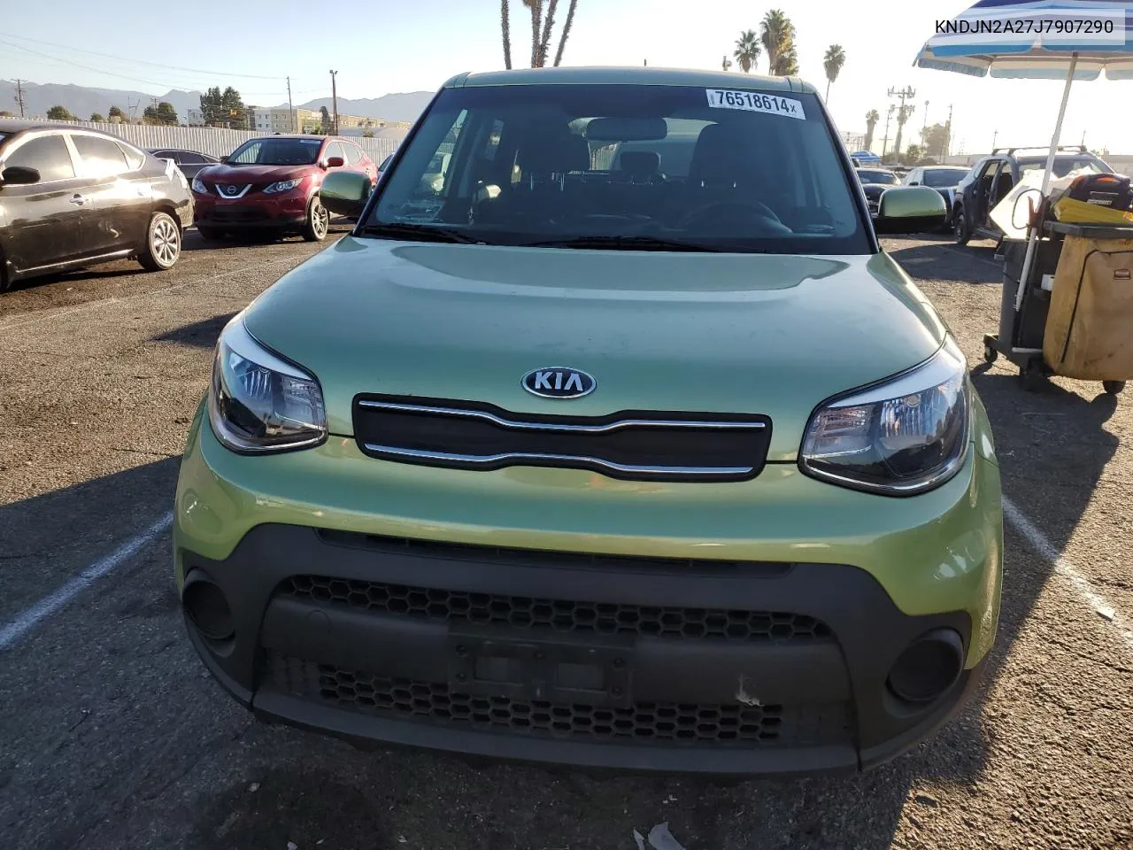 2018 Kia Soul VIN: KNDJN2A27J7907290 Lot: 76518614