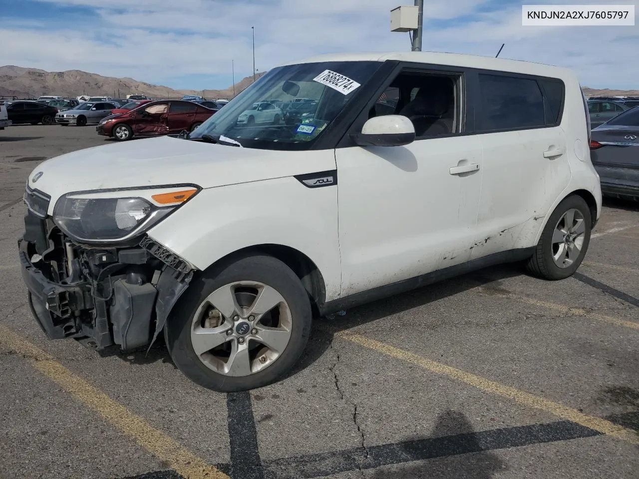 2018 Kia Soul VIN: KNDJN2A2XJ7605797 Lot: 76868274