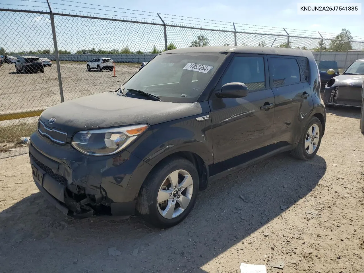 2018 Kia Soul VIN: KNDJN2A26J7541385 Lot: 77083664