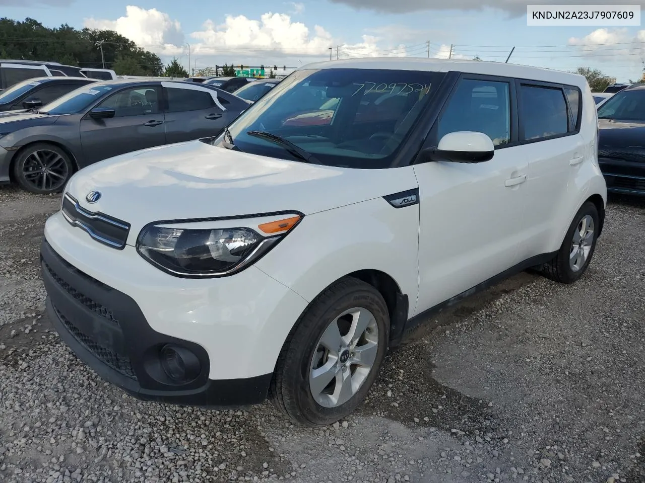 2018 Kia Soul VIN: KNDJN2A23J7907609 Lot: 77097524