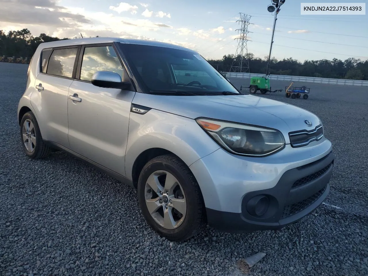 2018 Kia Soul VIN: KNDJN2A22J7514393 Lot: 77202284