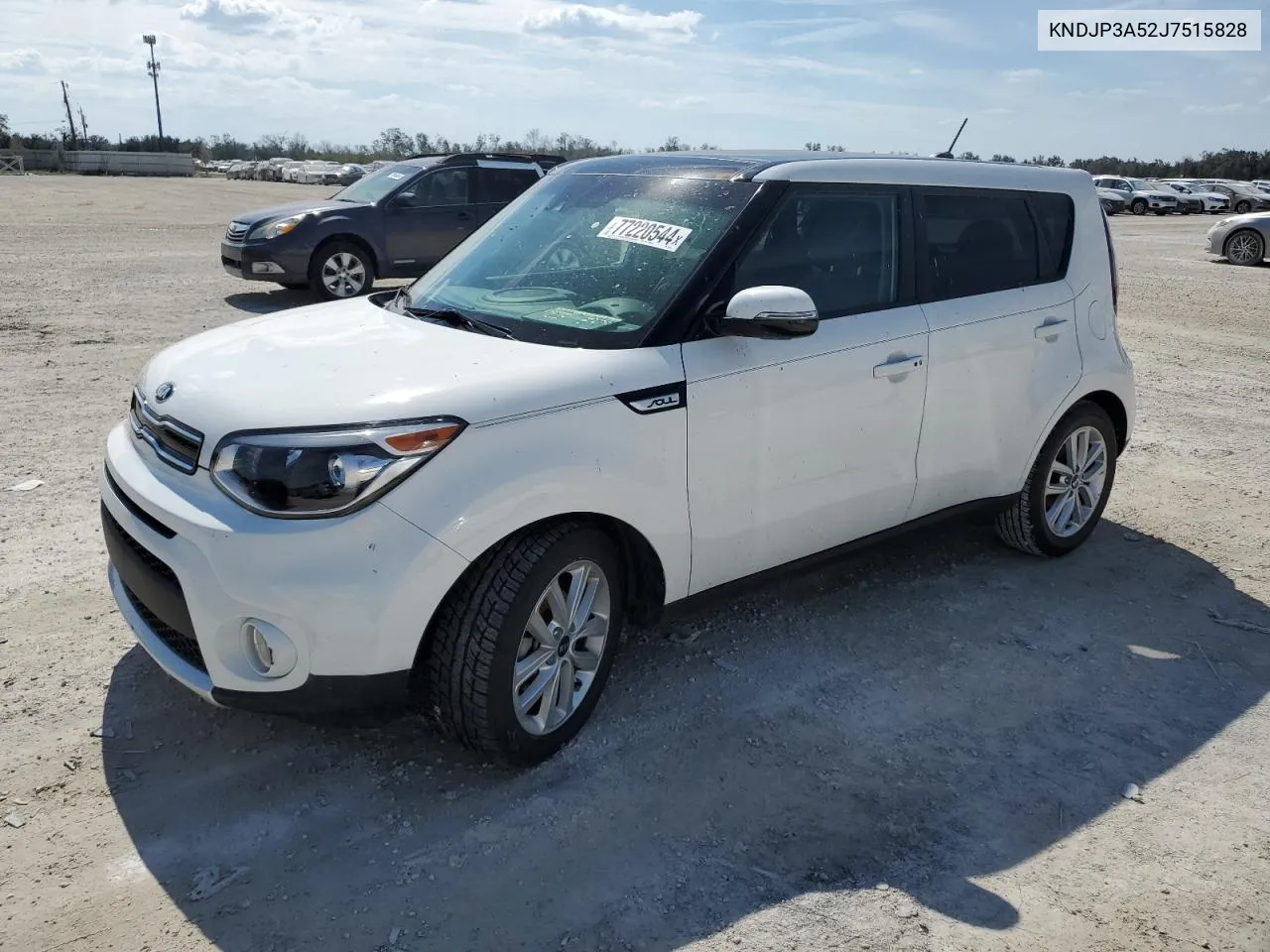 2018 Kia Soul + VIN: KNDJP3A52J7515828 Lot: 77220544