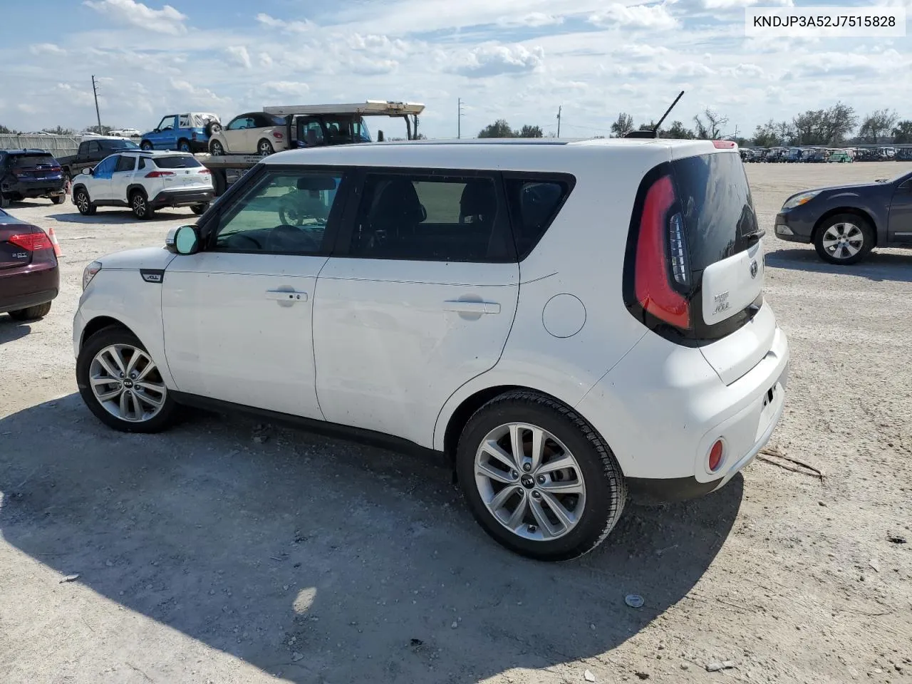 2018 Kia Soul + VIN: KNDJP3A52J7515828 Lot: 77220544