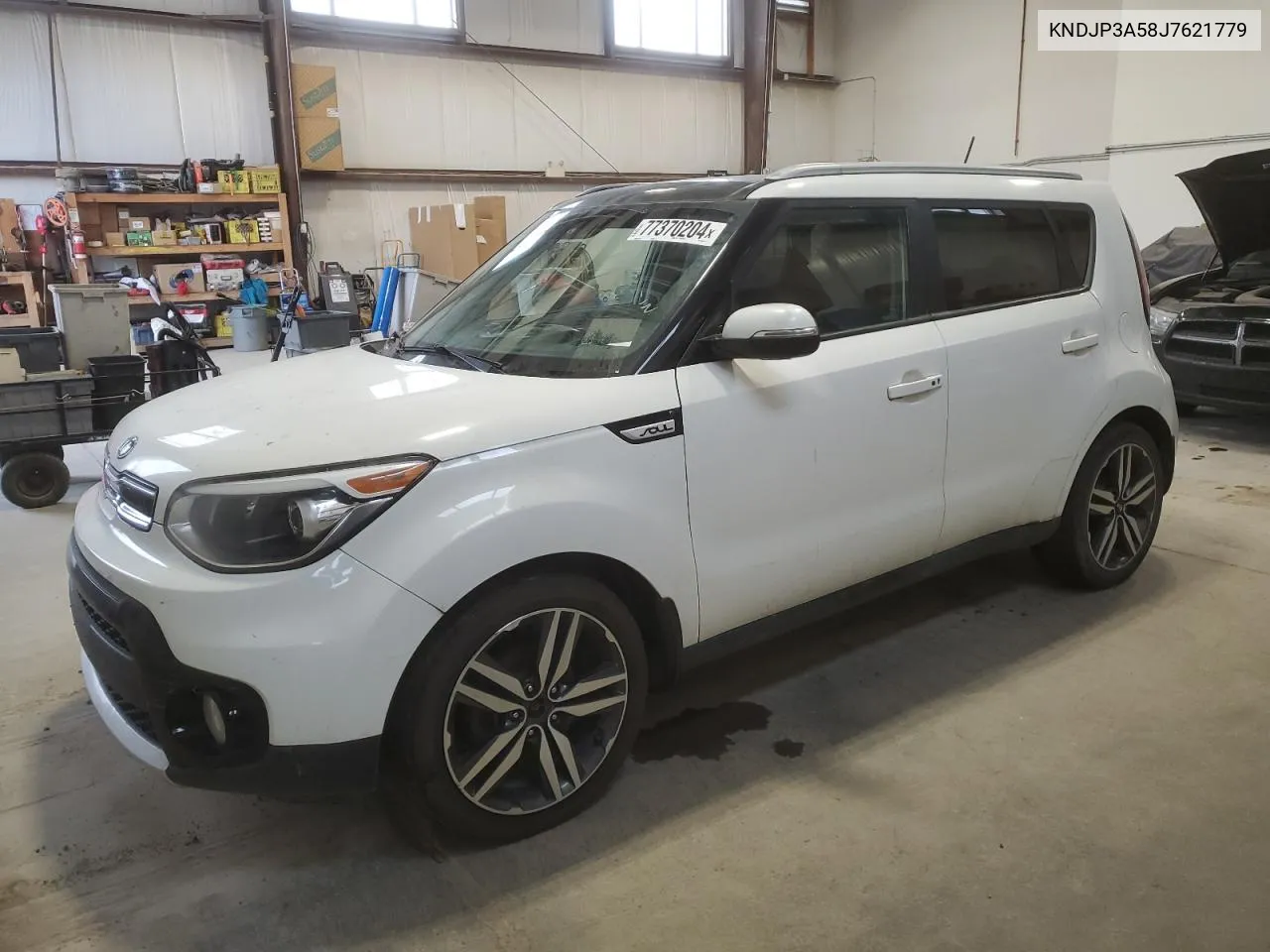 2018 Kia Soul + VIN: KNDJP3A58J7621779 Lot: 77370204