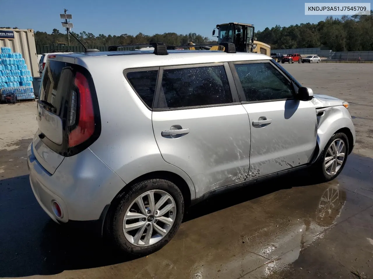 2018 Kia Soul + VIN: KNDJP3A51J7545709 Lot: 77393544