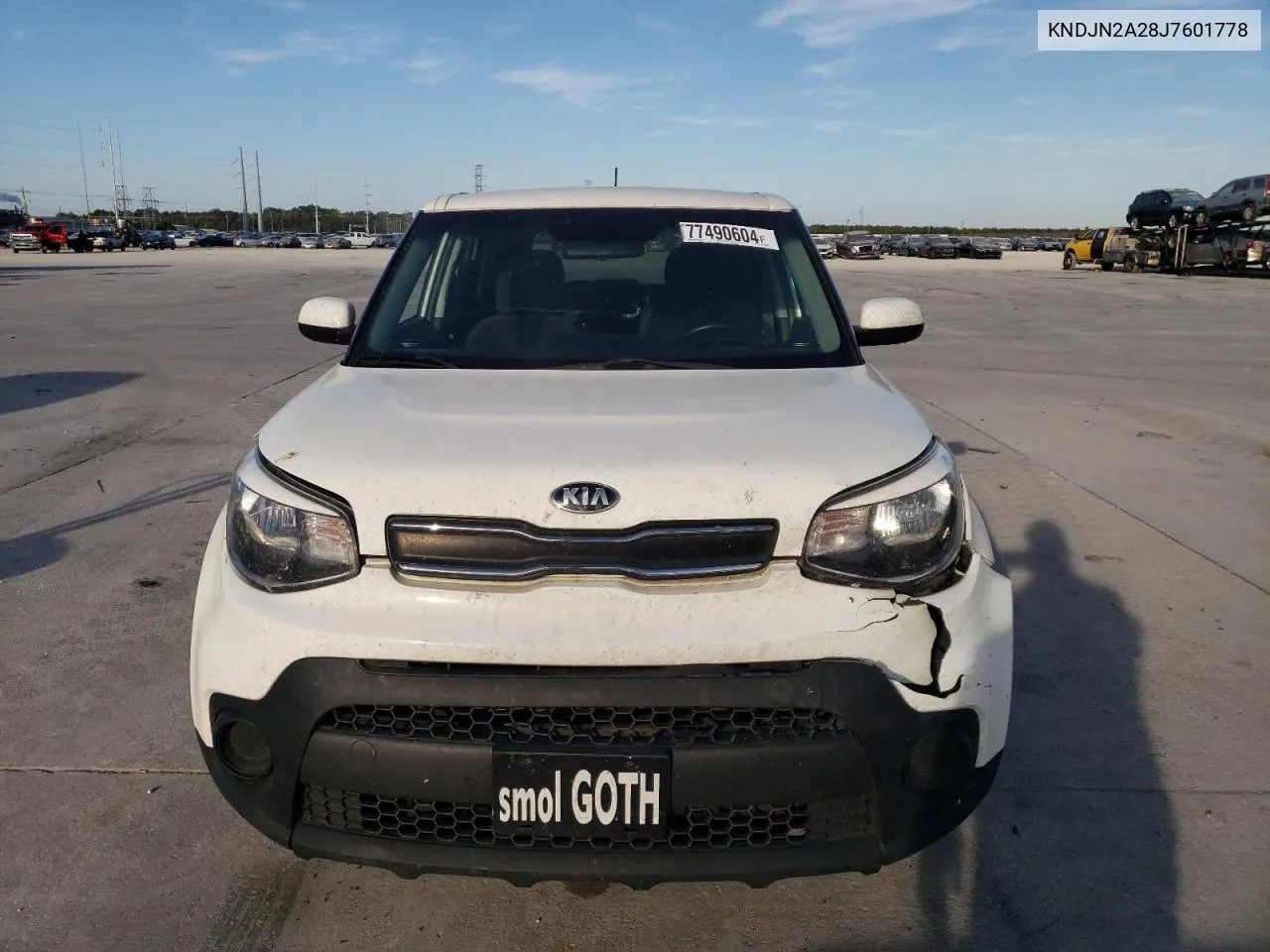 2018 Kia Soul VIN: KNDJN2A28J7601778 Lot: 77490604