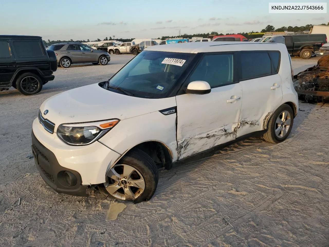 2018 Kia Soul VIN: KNDJN2A22J7543666 Lot: 77711824