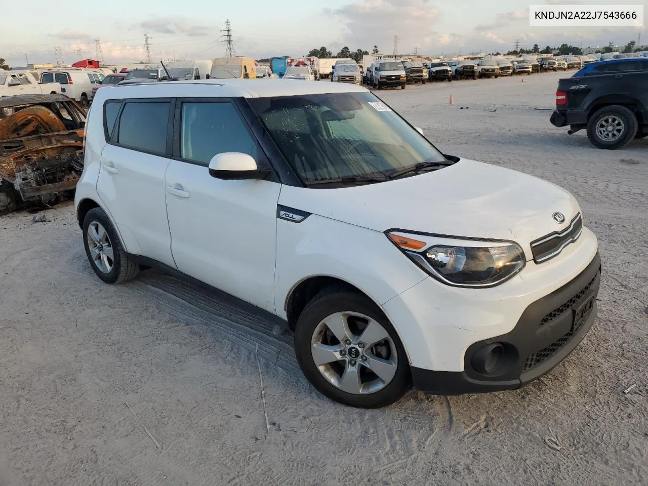 2018 Kia Soul VIN: KNDJN2A22J7543666 Lot: 77711824