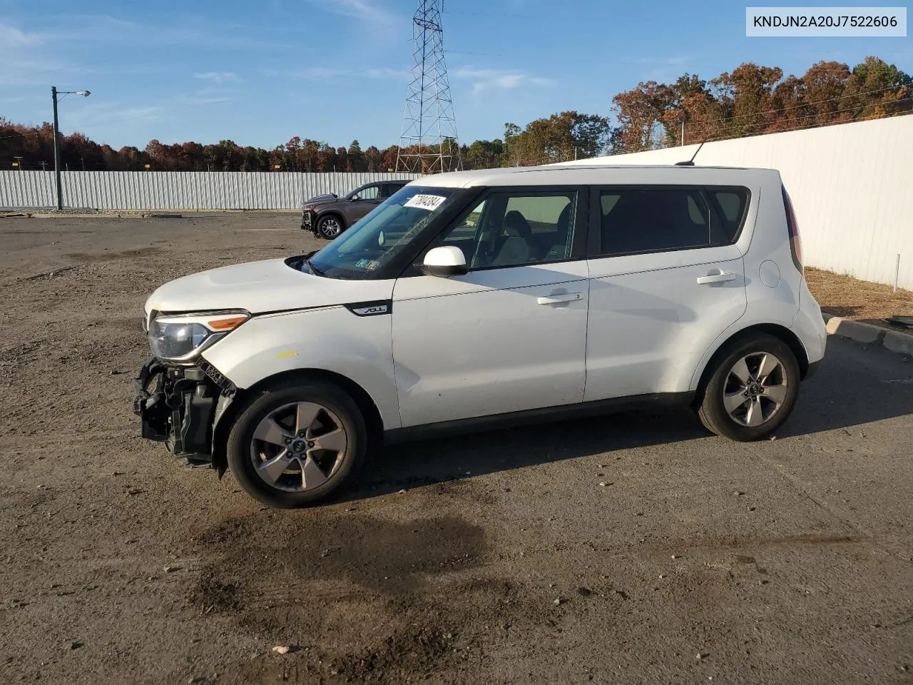 2018 Kia Soul VIN: KNDJN2A20J7522606 Lot: 77804384