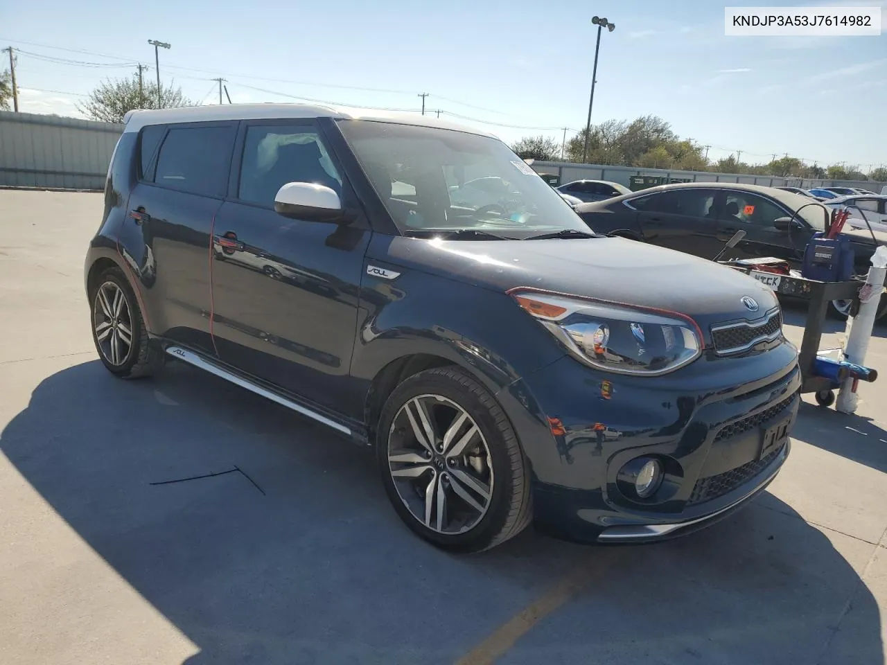 2018 Kia Soul + VIN: KNDJP3A53J7614982 Lot: 77958344