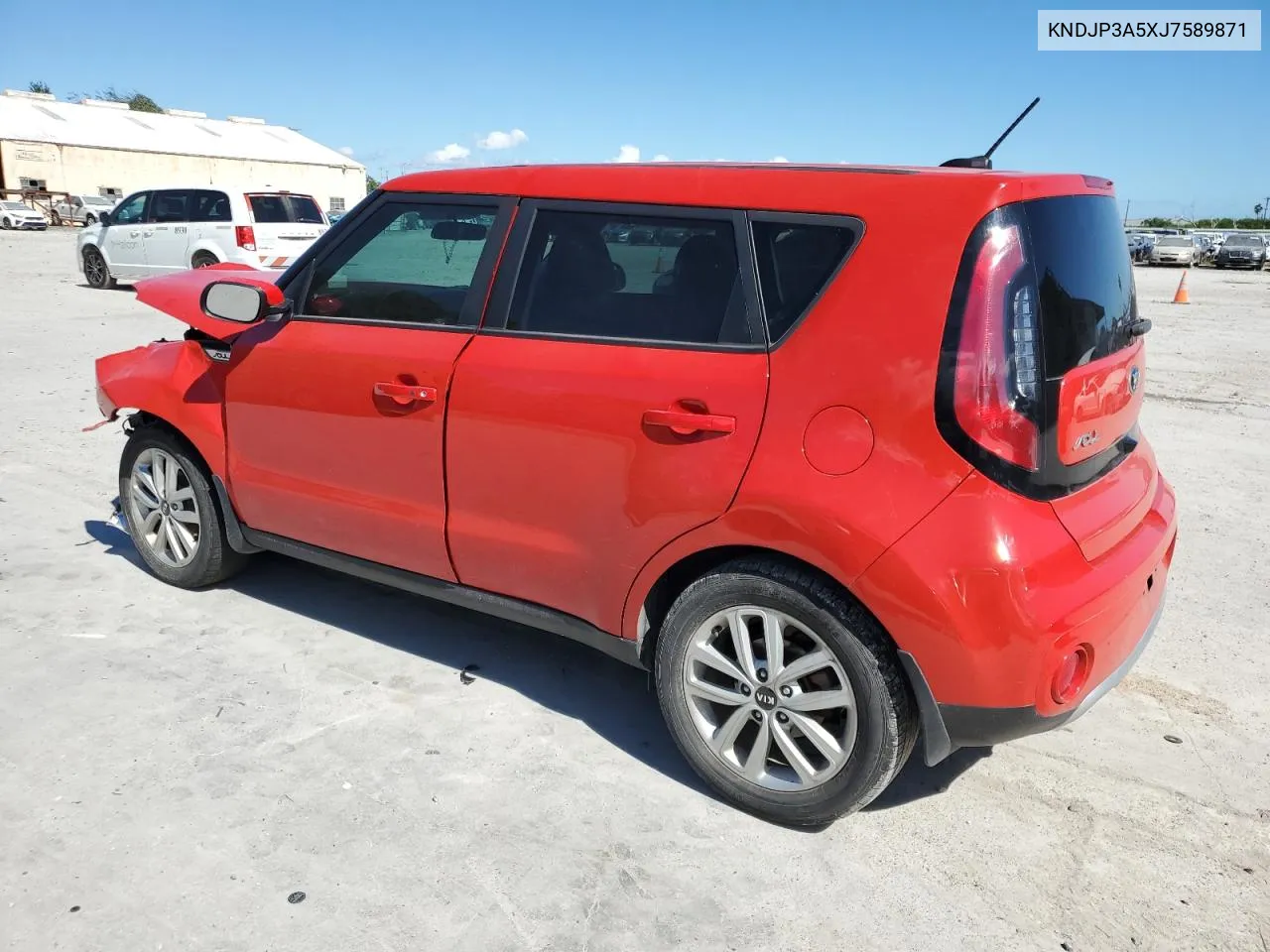 2018 Kia Soul + VIN: KNDJP3A5XJ7589871 Lot: 77962804