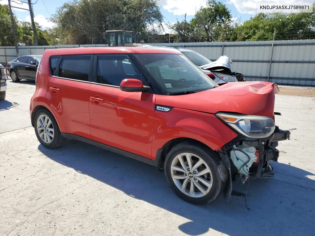 2018 Kia Soul + VIN: KNDJP3A5XJ7589871 Lot: 77962804