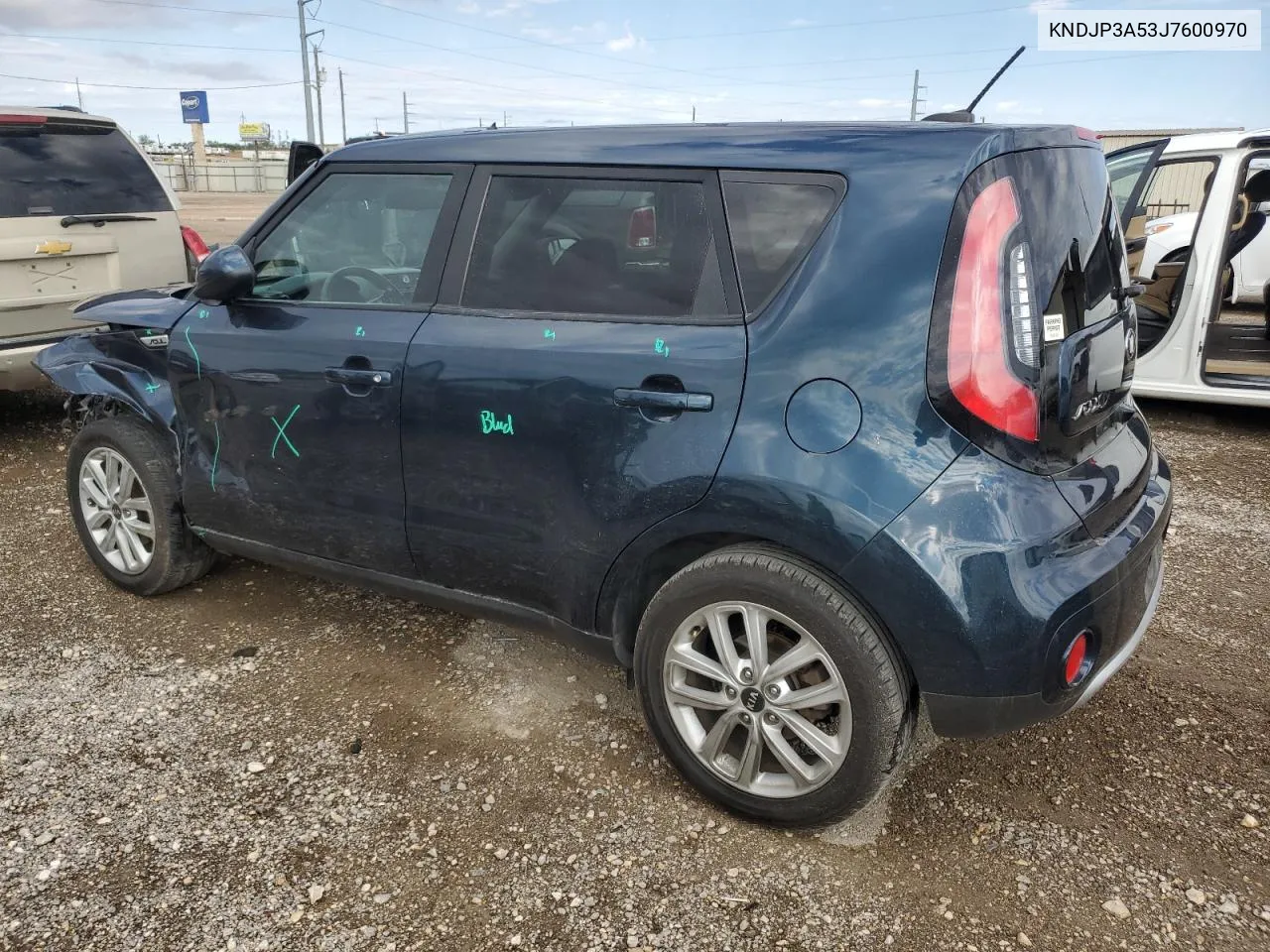 2018 Kia Soul + VIN: KNDJP3A53J7600970 Lot: 79240624