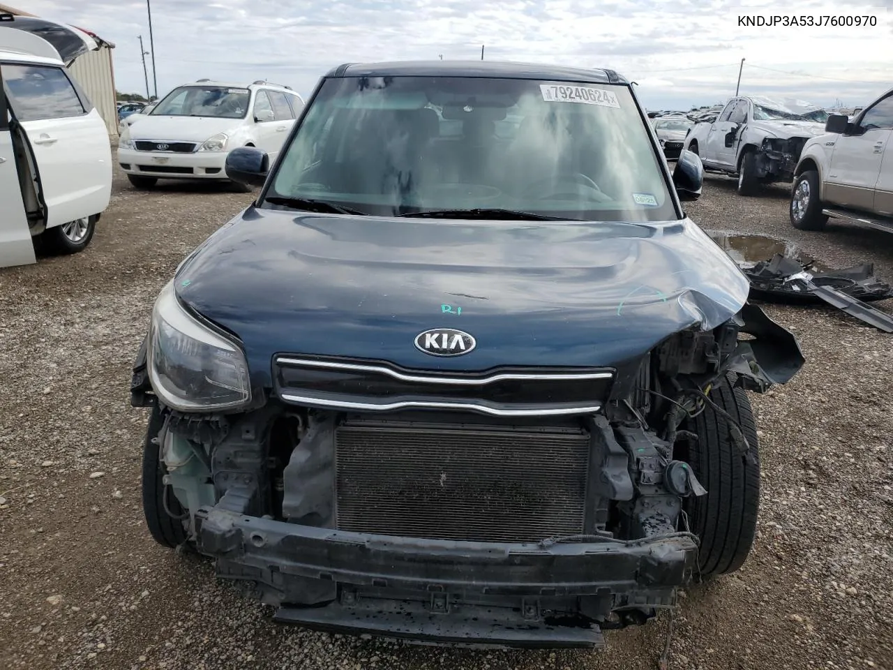 2018 Kia Soul + VIN: KNDJP3A53J7600970 Lot: 79240624