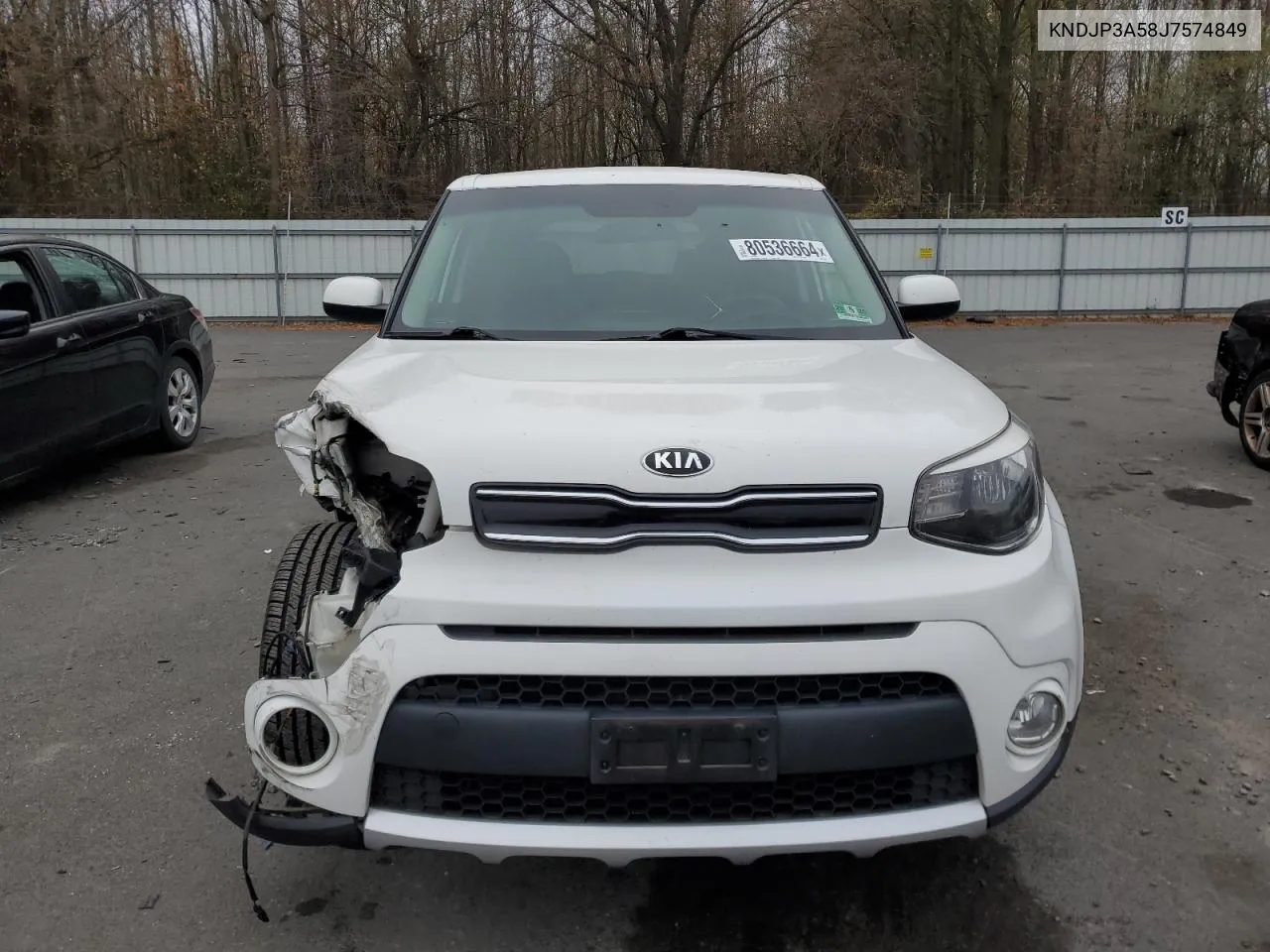 2018 Kia Soul + VIN: KNDJP3A58J7574849 Lot: 80536664