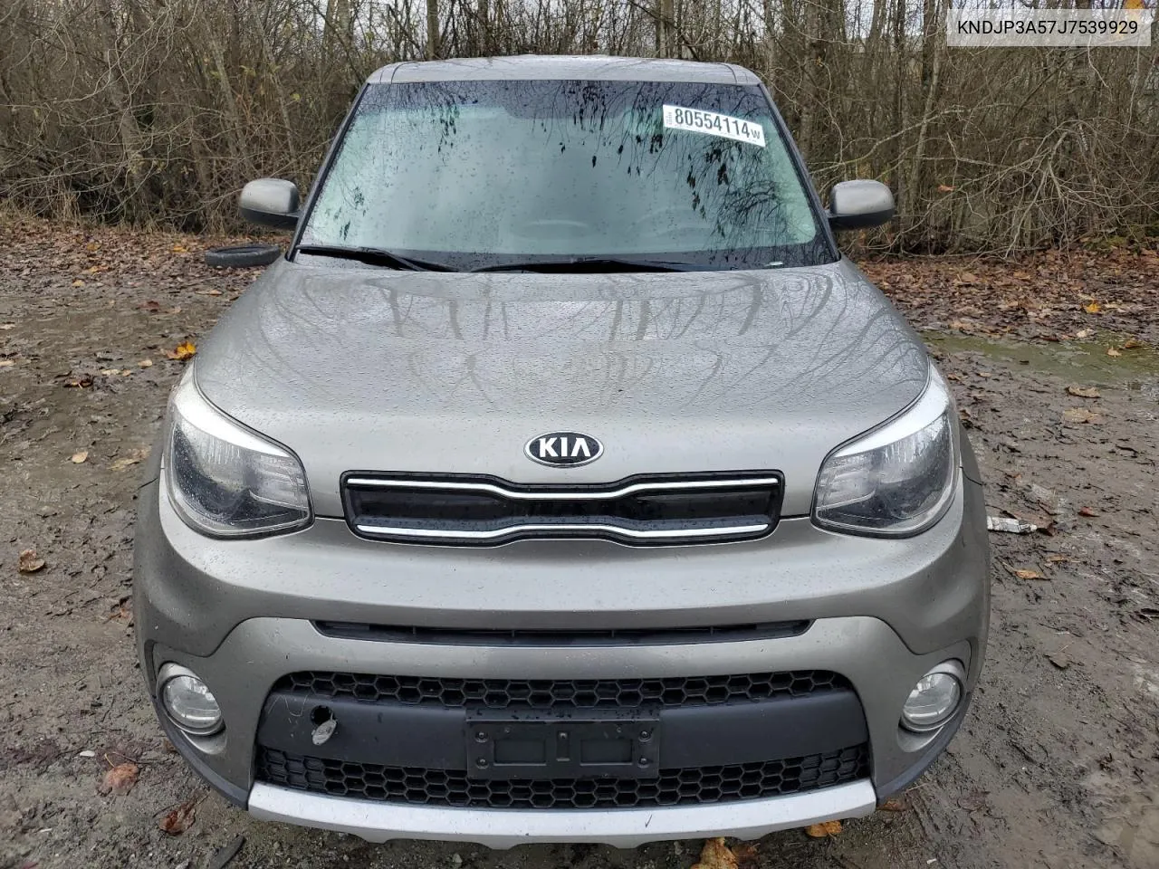 2018 Kia Soul + VIN: KNDJP3A57J7539929 Lot: 80554114