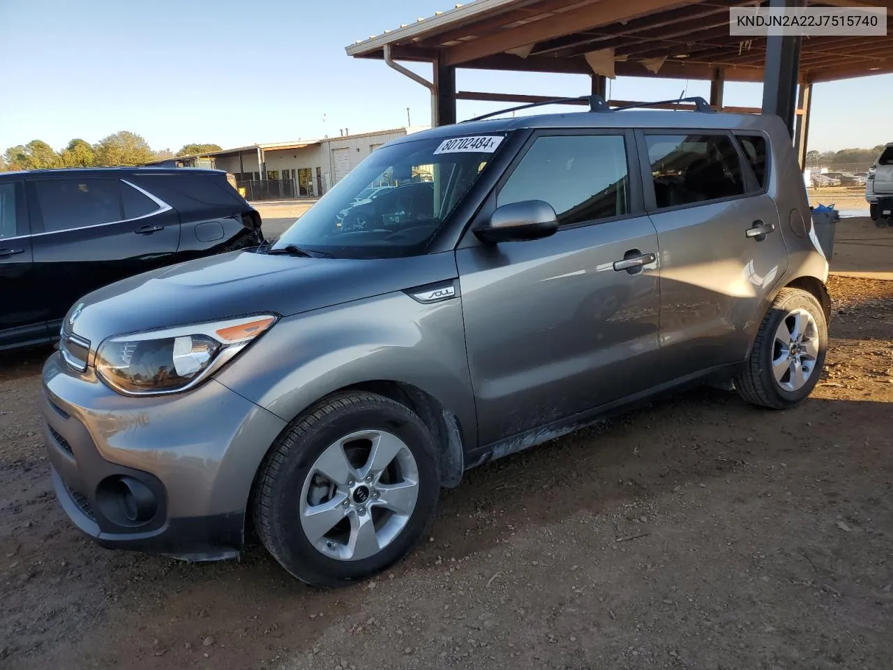 2018 Kia Soul VIN: KNDJN2A22J7515740 Lot: 80702484