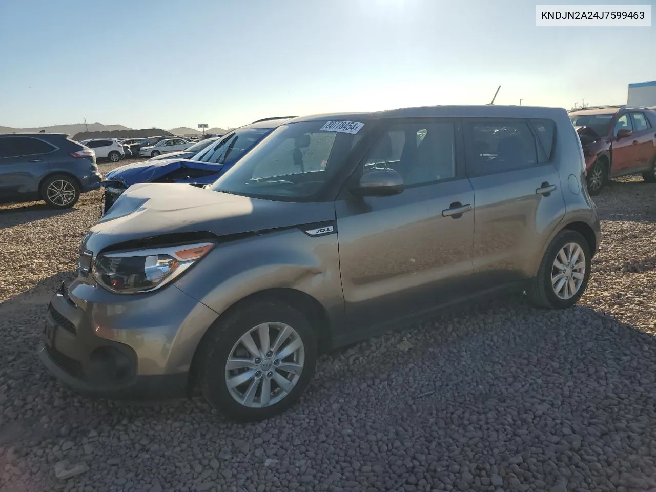 2018 Kia Soul VIN: KNDJN2A24J7599463 Lot: 80778454