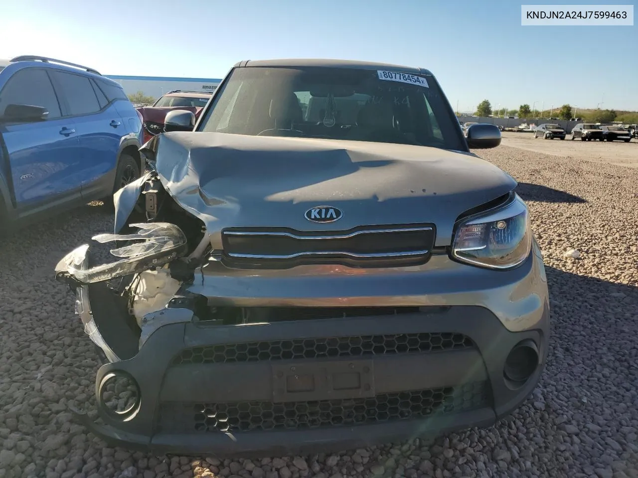 2018 Kia Soul VIN: KNDJN2A24J7599463 Lot: 80778454