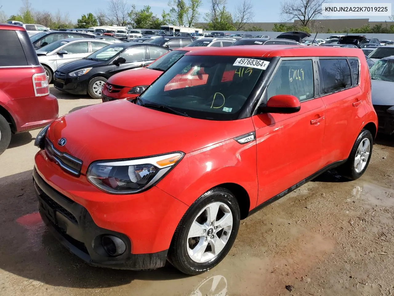 2019 Kia Soul VIN: KNDJN2A22K7019225 Lot: 49768364