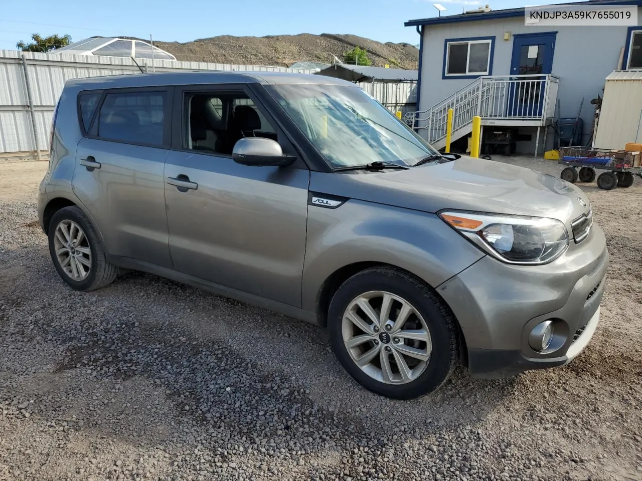 2019 Kia Soul + VIN: KNDJP3A59K7655019 Lot: 53531904