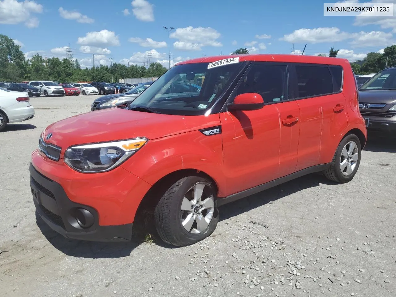 2019 Kia Soul VIN: KNDJN2A29K7011235 Lot: 56887934